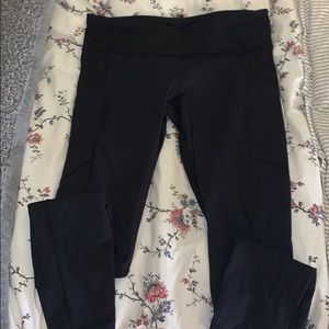 Black side pocket lululemon leggings